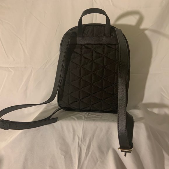 Kate Spade Black Quilted Backpack